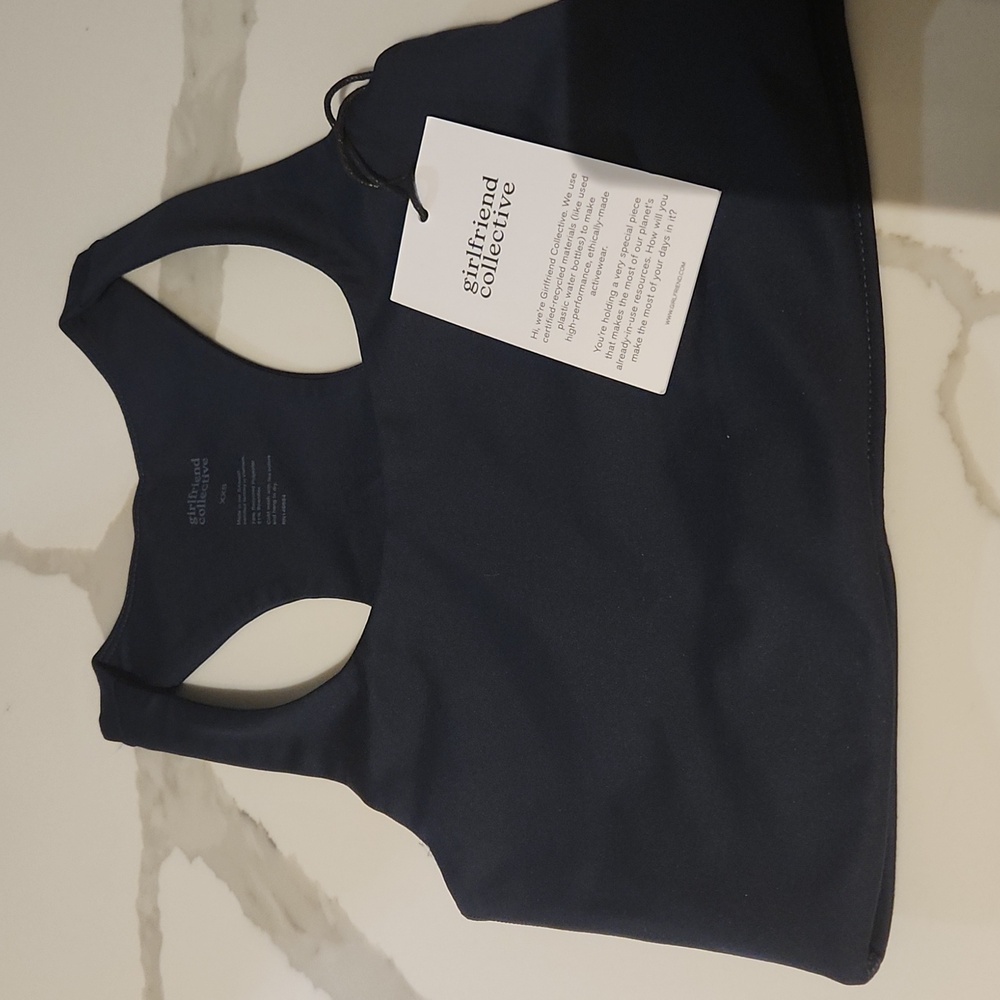 Girlfriend collective compressive‎ sport bra sz xxs blue - Picture 7 of 8